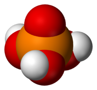 Phosphoric acid molecule.
