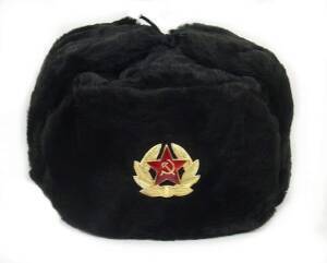 Russian army fur hat.