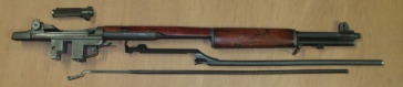 Field strip the M1 Garand rifle.