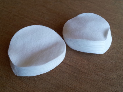 Cotton patches used with gun bore cleaning tool kit.