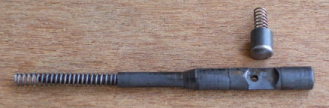 Alternative design of replacement ČZ-52 firing pin with cylindrical plunger and return spring.