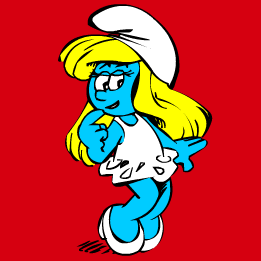 Susie the blue girl.