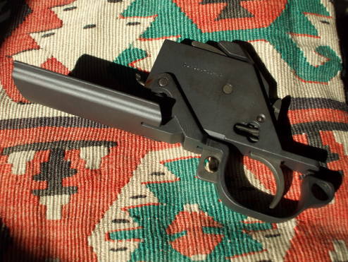 M1 Garand rifle trigger assembly.