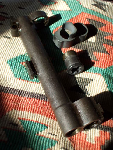 M1 Garand rifle gas cylinder assembly.